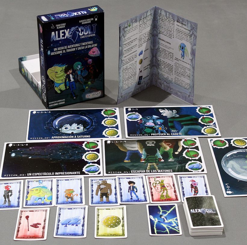 Alex Colt - diseño- maquetación - juego de mesa 1