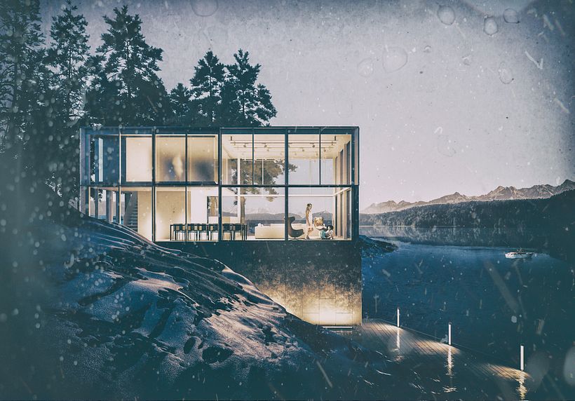 Mi Proyecto del curso: Representación de espacios arquitectónicos con 3D Studio Max -1