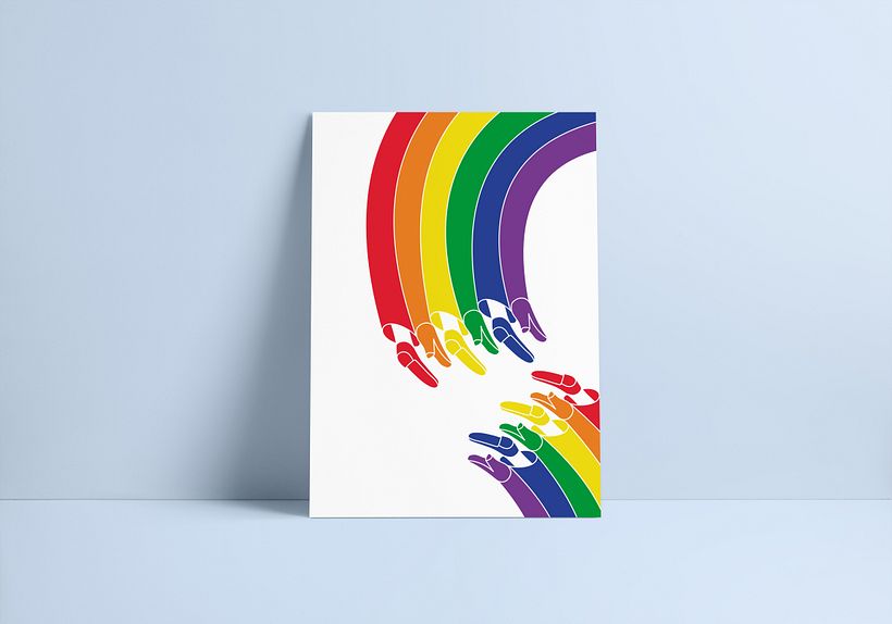 Póster inspirado en el cartelismo de Shigeo Fukuda 0
