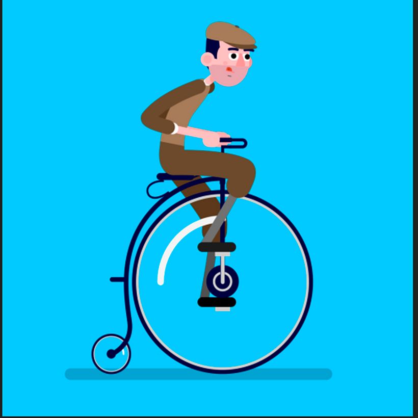 Bikers de ayer y de hoy (Mi Proyecto del curso: Animación y diseño de personajes en After Effects) 6