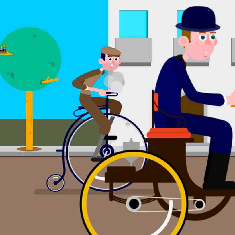 Bikers de ayer y de hoy (Mi Proyecto del curso: Animación y diseño de personajes en After Effects) 11