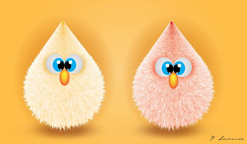 Funny hairy cartoon -1