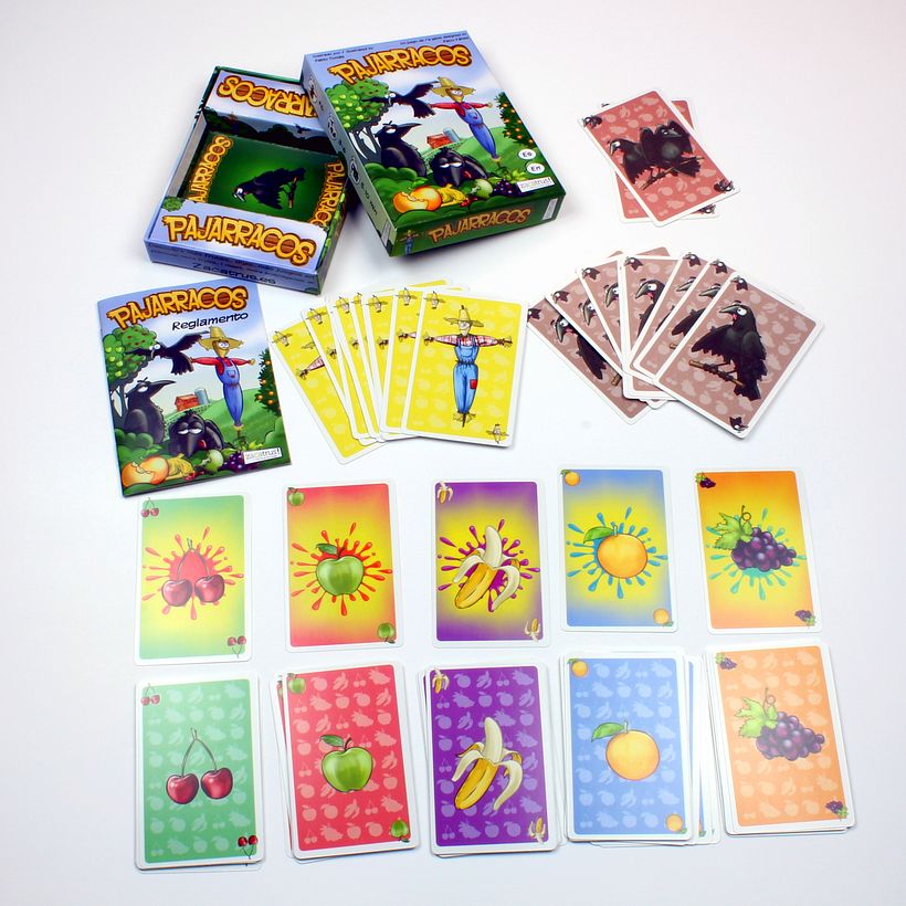 Pajarracos - diseño y maquetación juego de mesa 1