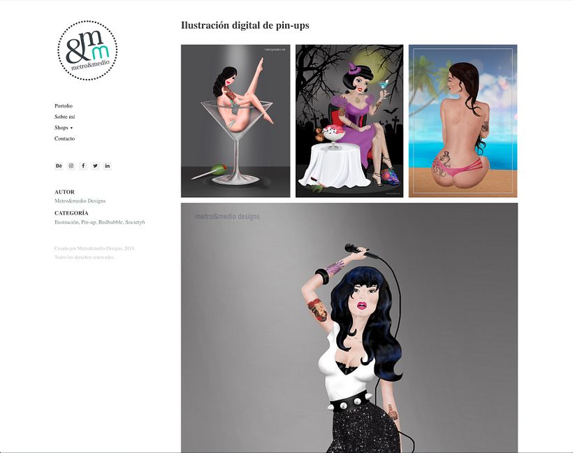 Mi portfolio: Metro&medio Designs - Diseño gráfico e ilustración 3