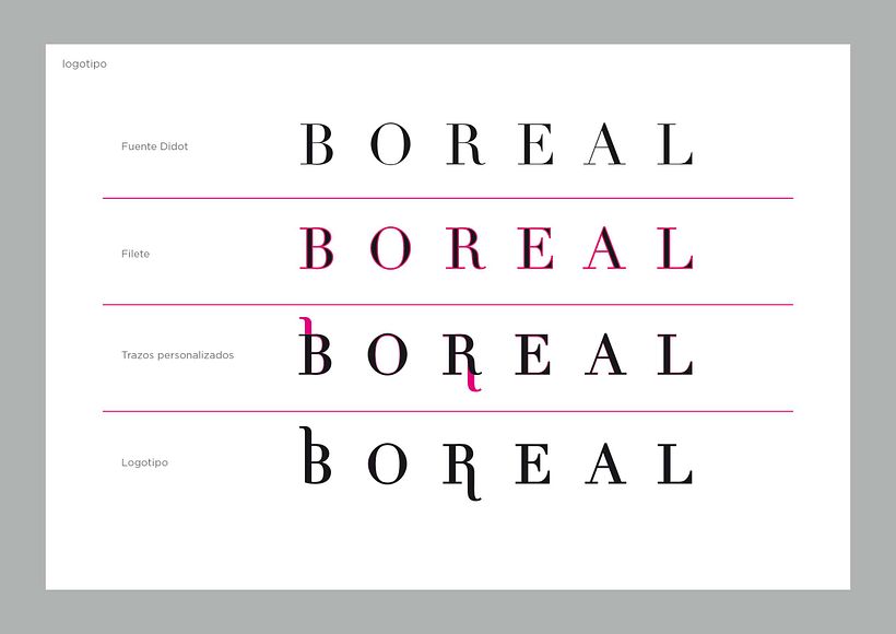 Boreal: Diseño de logotipo 0