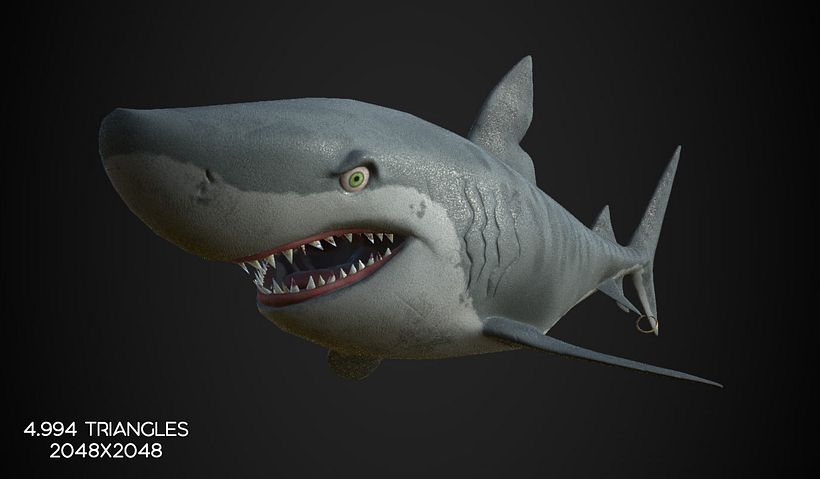 Real/Cartoon Shark 1