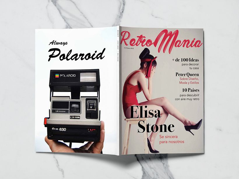 Maquetación revista y logotipo 3