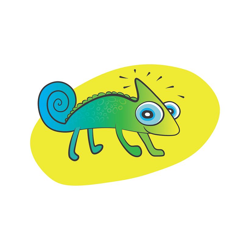 El camaleón (ilustración) 0
