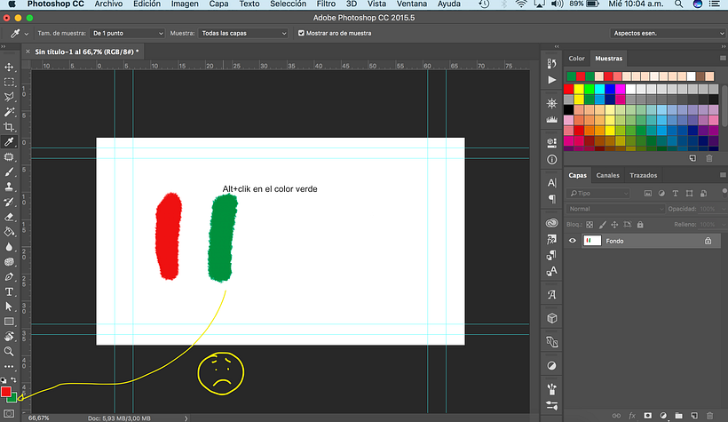 Ayuda para configurar cuentagotas en Photoshop 1