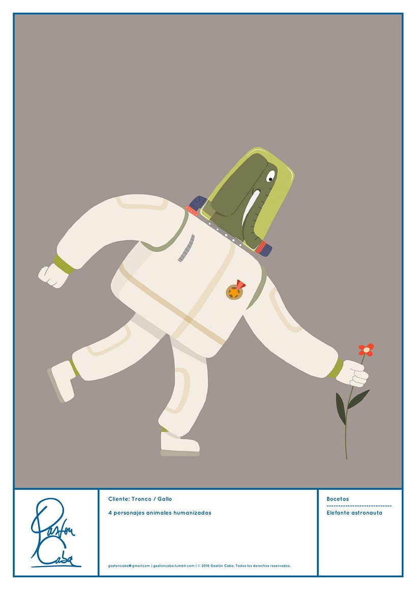 Diseño de Personajes - Pitch para comercial de Gallo 5