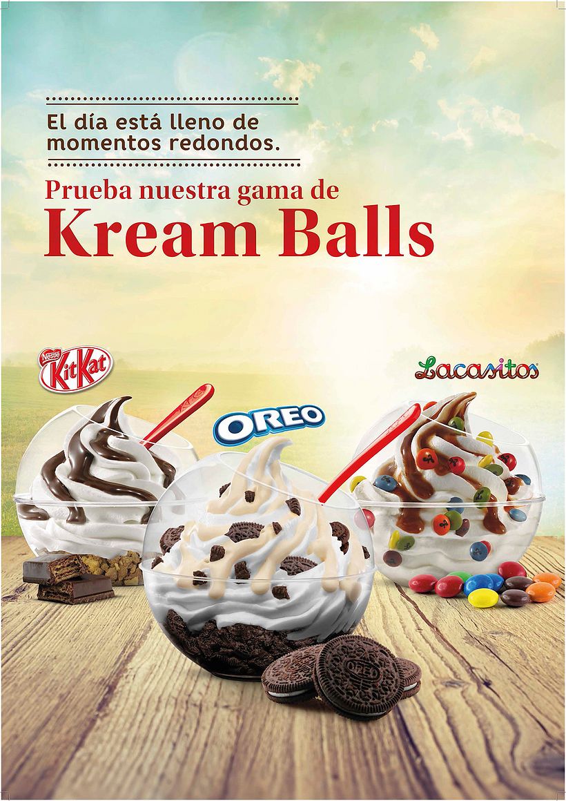 KFC KreamBall Menu Board 0
