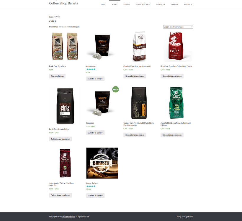 Mi Proyecto del curso: Creación de una tienda online en WordPress 1