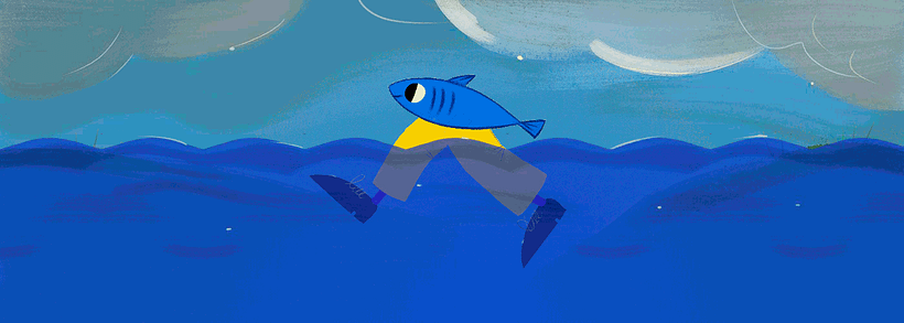 Sardinita | Para el curso «Técnicas creativas de diseño e ilustración de personajes» 0