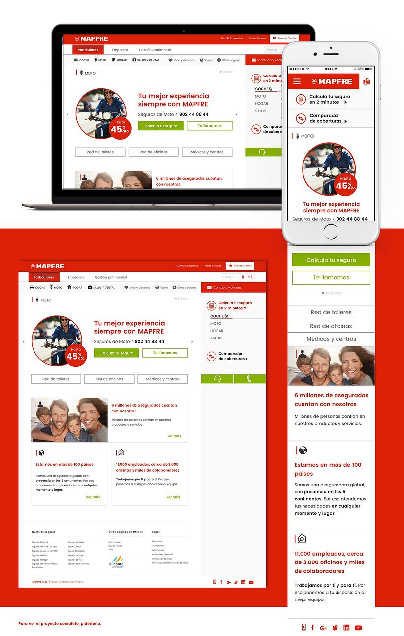 MAPFRE. Rediseño web. 0