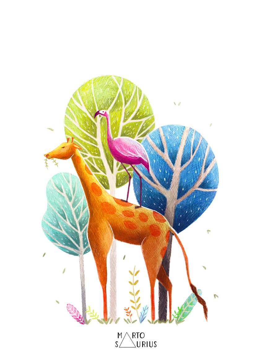 Mi Proyecto del curso: Ilustración digital con lápices de colores -1
