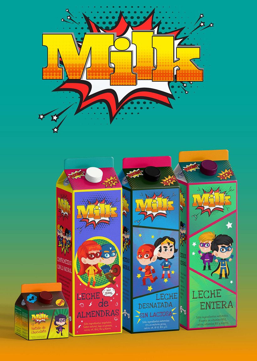 Packaging Milk Superheroes 6