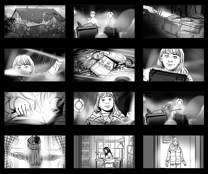 Shooting Board - BBVA 'A Christmas Story' (Ad) 1