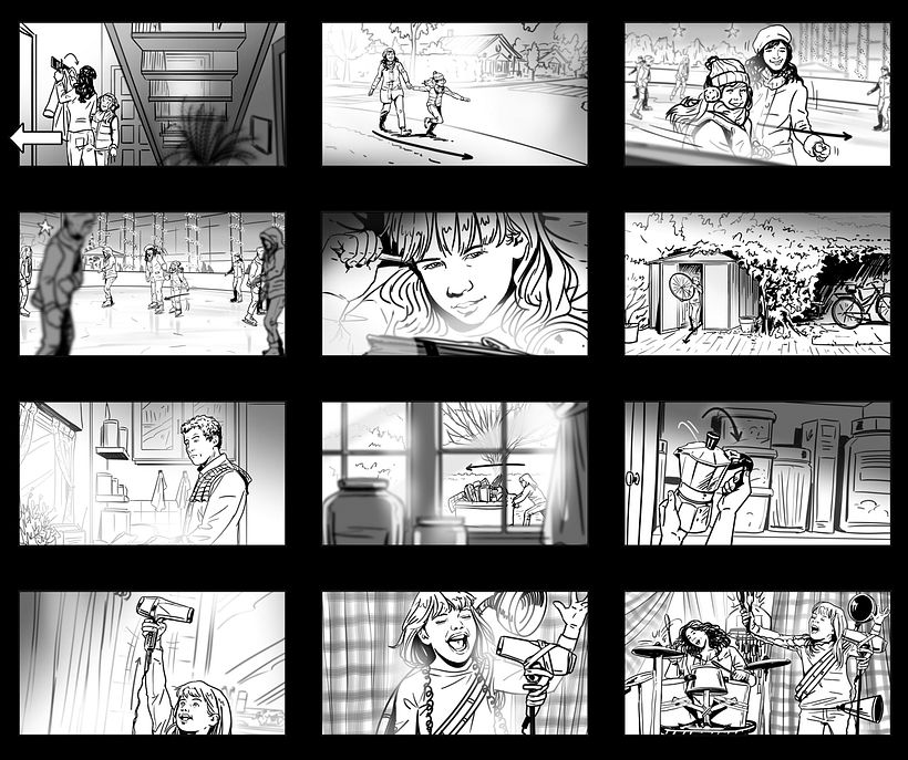 Shooting Board - BBVA 'A Christmas Story' (Ad) 2