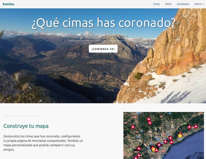 Sumiloc: tu mapa de cimas 0