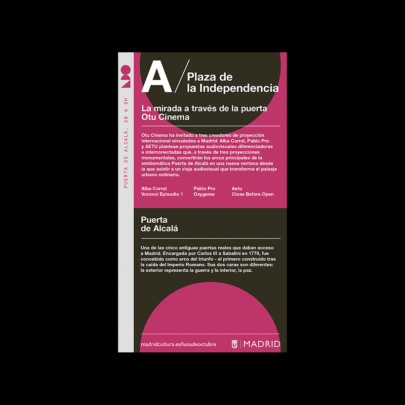 Luna de Octubre, Ayuntamiento de Madrid 16