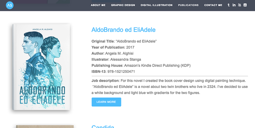AldoBrando ed EliAdele • Book Cover Illustration 5