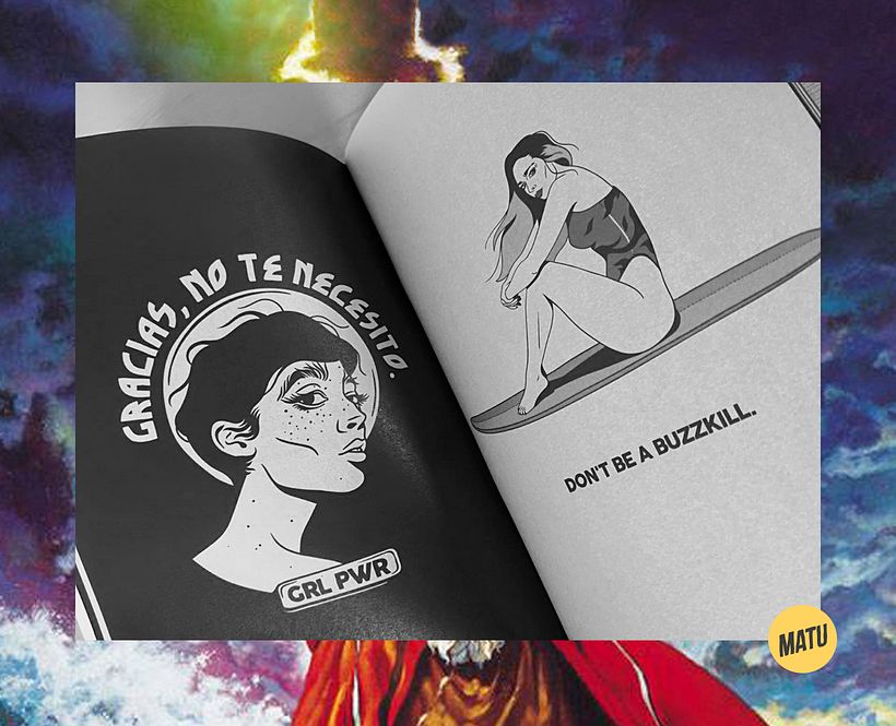 MINI FANZINE Matu Santamaria - Traditional illustration