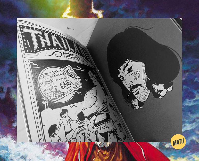 MINI FANZINE Matu Santamaria - Traditional illustration