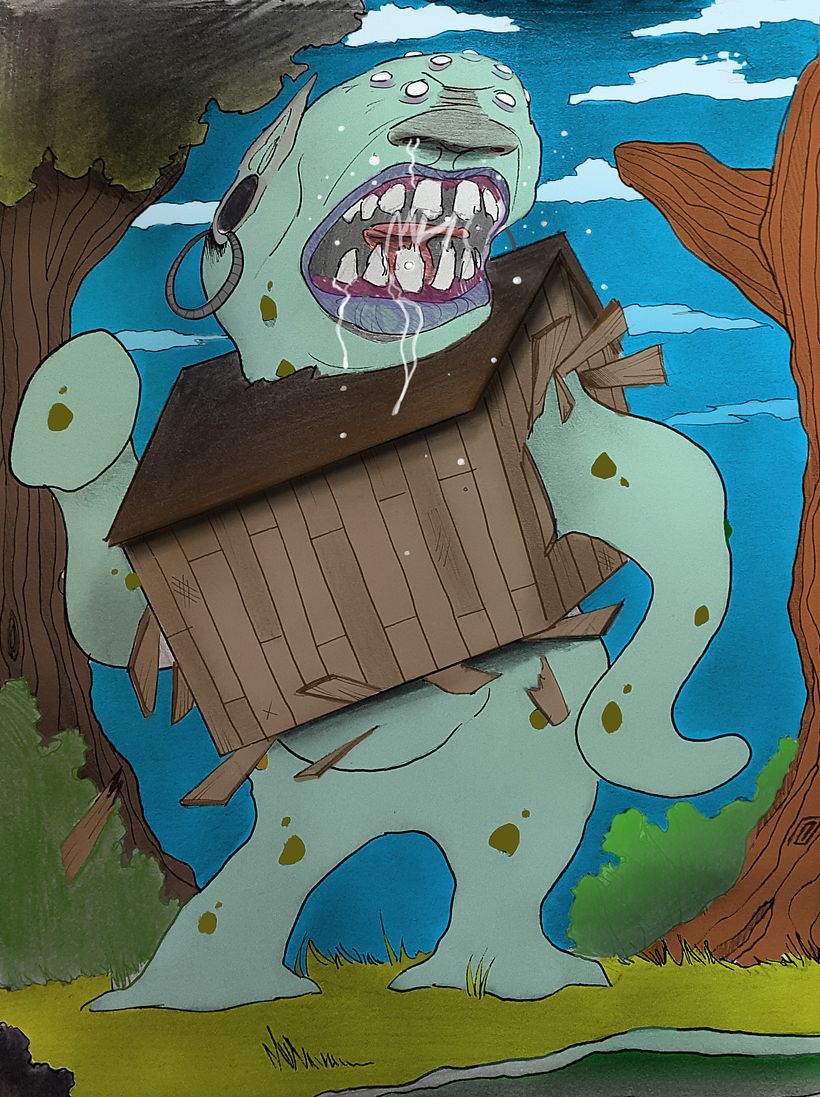 Serie naturaleza, gatetes y monstruos 5