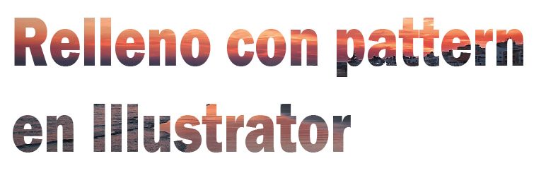 Relleno con pattern en Illustrator 1