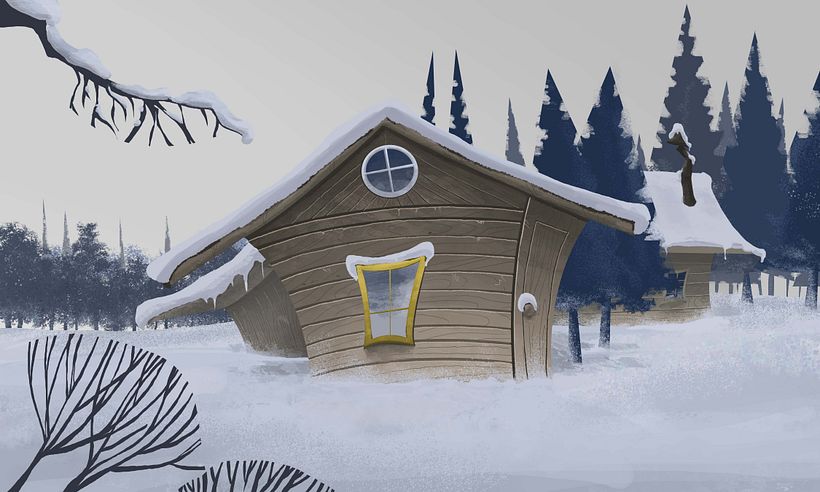 Backgrounds. Variaciones con Luz y Color III - Traditional illustration