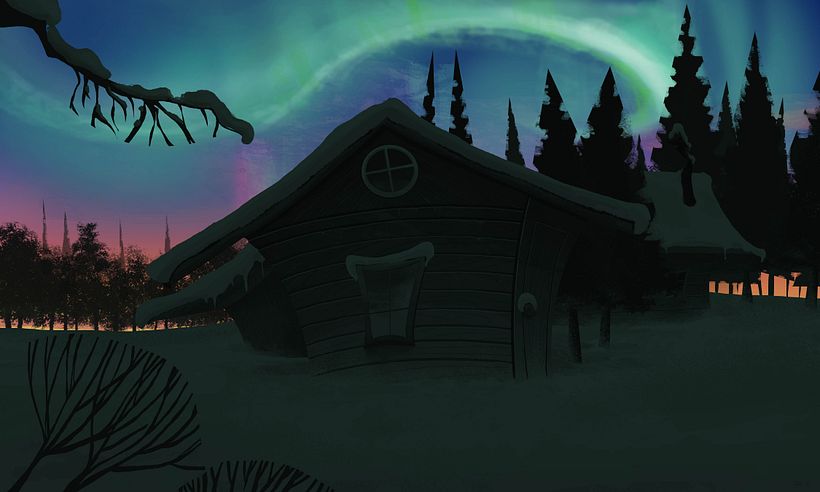 Backgrounds. Variaciones con Luz y Color III - Traditional illustration