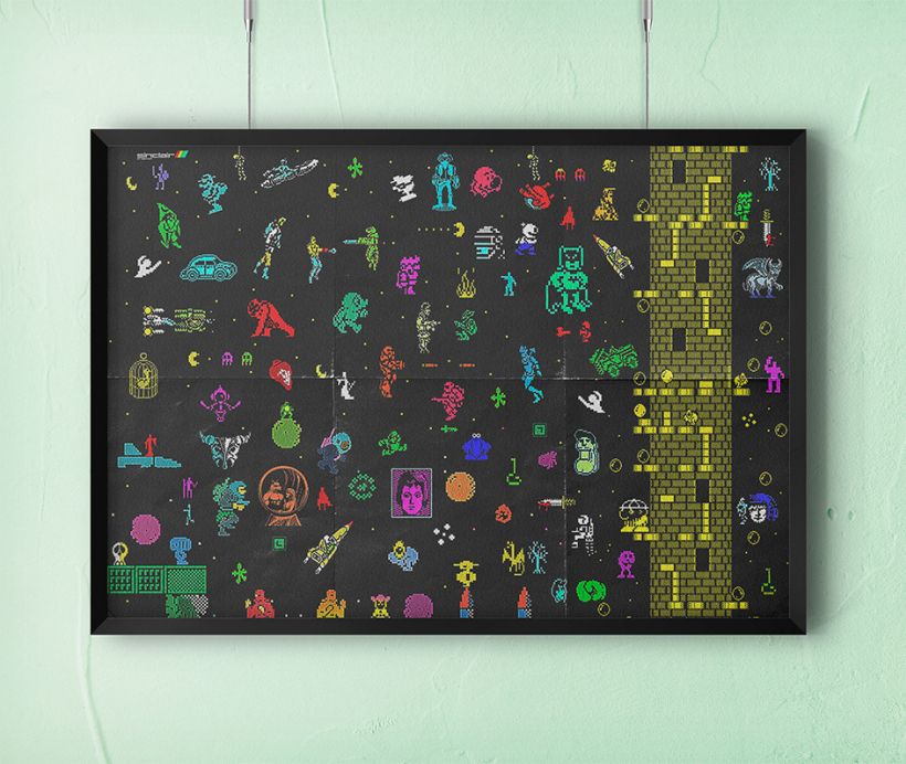 ZX SPECTRUM TRIBUTE POSTER 0