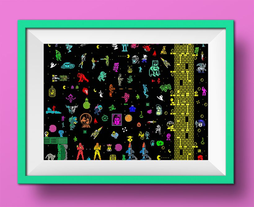 ZX SPECTRUM TRIBUTE POSTER 1