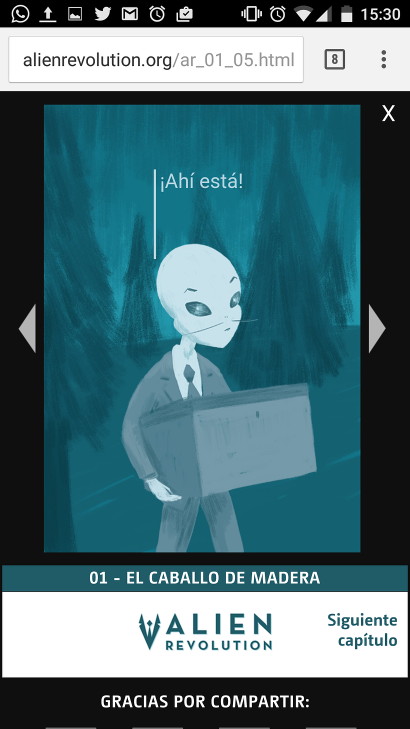 Mobile Comic - UX 2