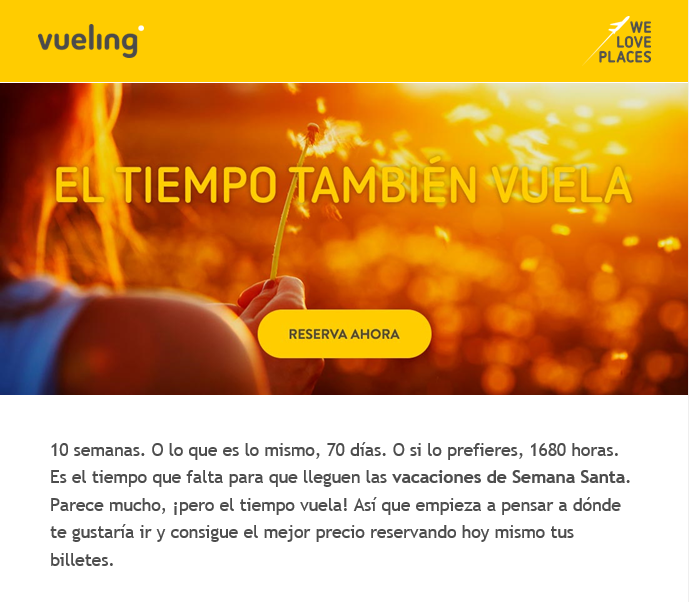 Newsletters Vueling 1