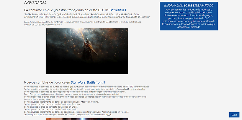 Mi propia página web responsiva: "El juez gamer" 7