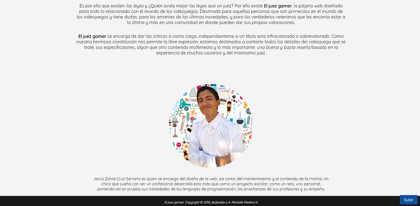 Mi propia página web responsiva: "El juez gamer" 5