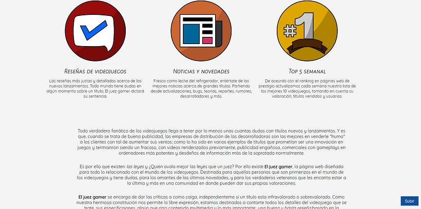 Mi propia página web responsiva: "El juez gamer" 3