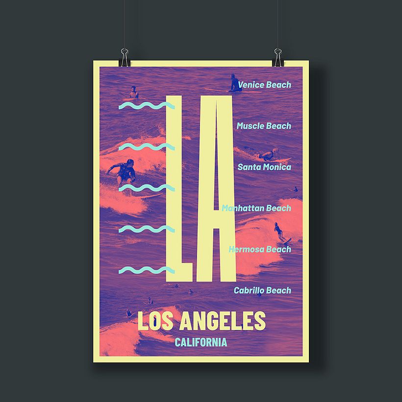 LOS ANGELES POSTERS - Graphic design