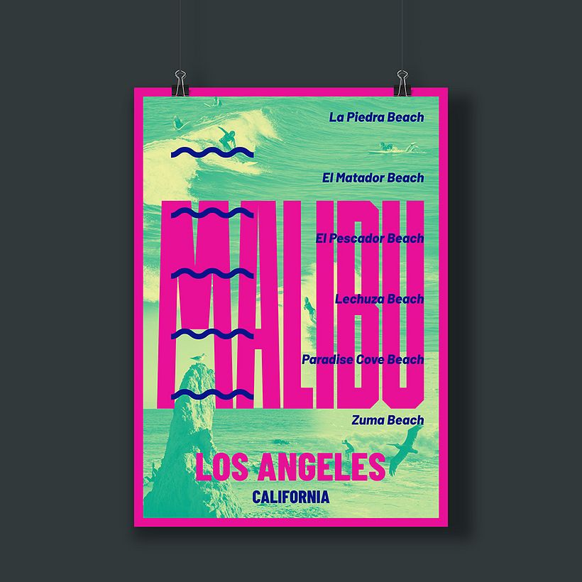 LOS ANGELES POSTERS - Graphic design