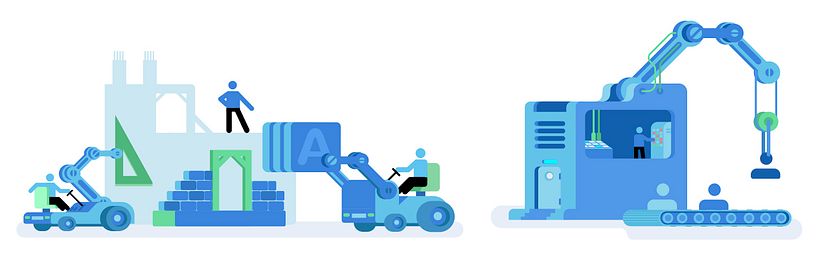 Ilustraciones para "on boarding" servicio online 1