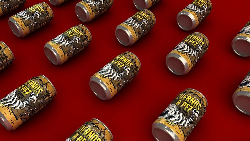 Cuernos de Pez Creepy Beer / Diseño de producto e imagen  4