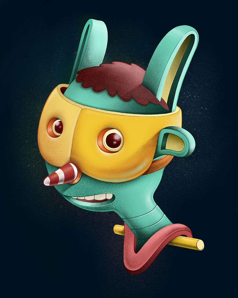 Gesichter. Digitale Illustrationen mit Procreate 3