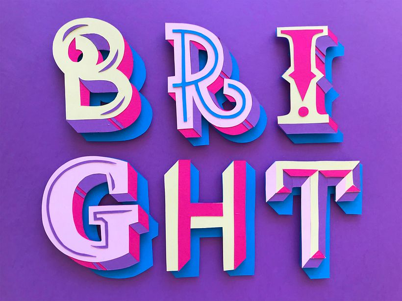 Bright type -1