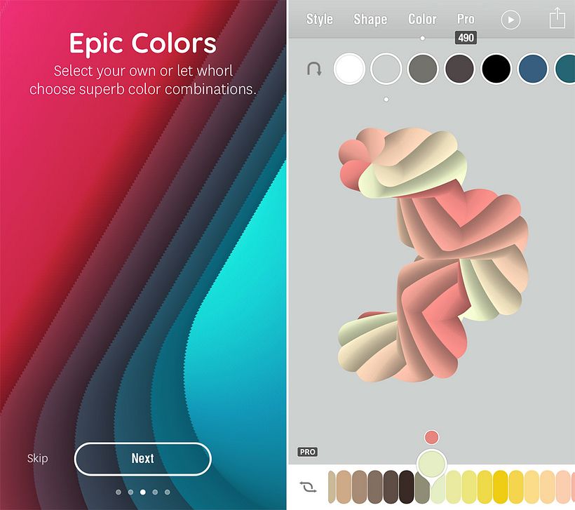 Whorl, una app para despertar la creatividad 6