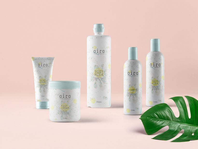 Aira, fresh cosmetic · Branding, Packaging & Editorial 1