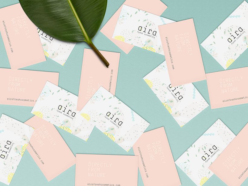 Aira, fresh cosmetic · Branding, Packaging & Editorial 3