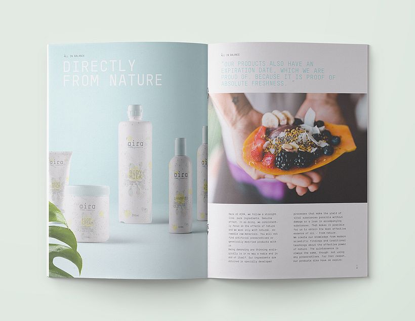 Aira, fresh cosmetic · Branding, Packaging & Editorial 4