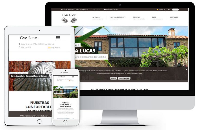 Casa Lucas - Web design