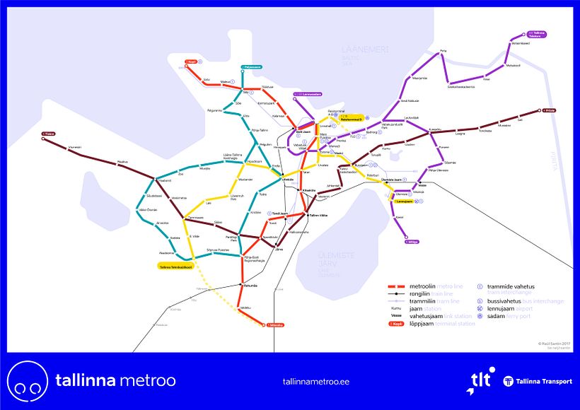 Tallinn Metro Map 1